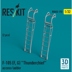 Reskit Rsu32-0172 1/32 F105 F G Thunderchief Access Ladders 2 Pcs 3d Printed