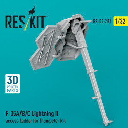 Reskit Rsu32-0251 1/32 F-35a/B/C Lightning Ii Access Ladder For Trumpeter Kit 3d Printed