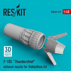 Reskit RSU48-0139 - 1/48 - F-105 Thunderchief exhaust nozzle for HobbyBoss kit