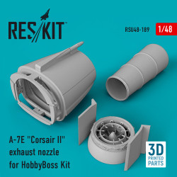 Reskit RSU48-0189 1/48 A-7E Corsair II exhaust nozzle for HobbyBoss Kit