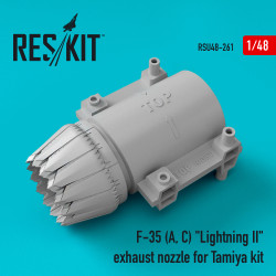 Reskit RSU48-0261 1/48 F-35 (A, C) Lightning II exhaust nozzle for Tamiya kit