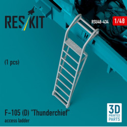 Reskit Rsu48-0434 1/48 F 105d Thunderchief Access Ladder 1 Pcs 3d Printed