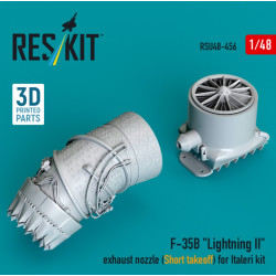 Reskit Rsu48-0456 1/48 F-35b Lightning 2 Exhaust Nozzle Short Takeoff For Italeri Kit 3d Printed