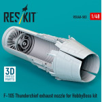 Reskit Rsu48-0583 1/48 F-105 Thunderchief Exhaust Nozzle For Hobbyboss Kit 3d Printed