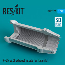 Reskit RSU72-0175 1/72 F-35 (A,C) Lightning II exhaust nozzle for Italeri kit