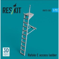 Reskit Rsu72-0202 1/72 Rafale C Access Ladder 3d Printed