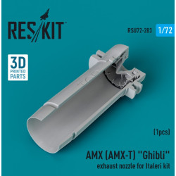 Reskit Rsu72-0283 1/72 Amx Amx T Ghibli Exhaust Nozzle For Italeri Kit 3d Printed