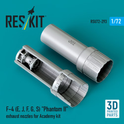 Reskit Rsu72-0293 1/72 F-4 E, J, F, G, S Phantom Ii Exhaust Nozzles For Academy Kit