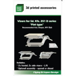 Sbs-3d044 1/35 Sd Kfz 251 D Series Visors Flat Type 3d Printed Resin