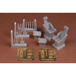 Sbs 48081 1/48 B-58 Hustler Sac Ejection Seat Pilot Office X 2 For Revell And Monogram