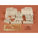 Sbs 48023 1/48 Ki-84 Hayate Frank Cockpit Set For Hasegawa Kit Resin Model Kit