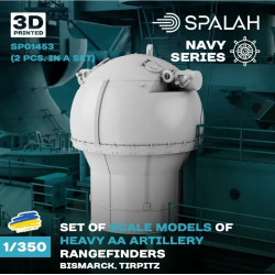 Spalah Sp01453 1/350 Heavy Aa Artillery Rangefindersfor The Bismark Tirpitz 2pcs
