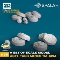 Spalah 10535 1/35 A Set Of Scale Models Anti Tank Mines Tm 62m 10pcs