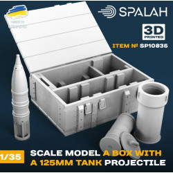 Spalah 10835 1/35 A Box With 125-mm Tank Projectile Scale Model