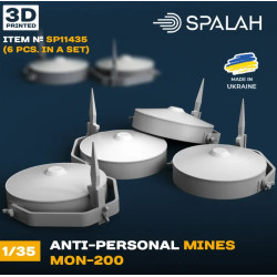 Spalah 11435 1/35 Anti-personnel Mines Mon-200 6 Pcs Set Of Scale Models