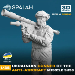 Spalah 11935 1/35 Figure Ukrainian Anti Aircraft Gunner Of The Anti Aircraft Missile System 9k38 1pcs