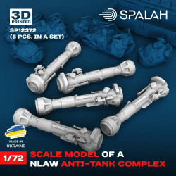 Spalah 12372 1/72 Set Of Scale Models Nlaw Anti-tank Complex 5 Pcs Resin Kit