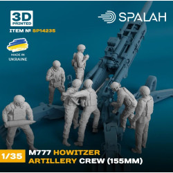 Spalah 14235 1/35 Set Of Figures M777 Howitzer Artillery Crew