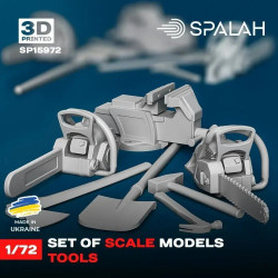 Spalah 15972 1/72 Set Of Scale Models Tools 3d Printed Resin Model Kit