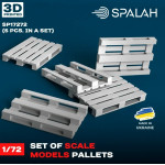 Spalah 17272 1/72 Pallets 5 Psc Set Of Scale Models