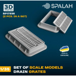 Spalah 17335 1/35 Drain Grates 2 Psc Set Of Scale Models