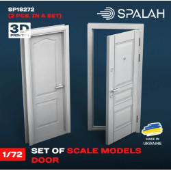 Spalah 18272 1/72 Set Of Scale Models Doors 2 Pcs Resin Model