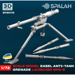 Spalah 20172 1/72 Scale Model Easel Anti-tank Grenade Launcher Spg-9 Resin Model