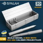 Spalah 21035 1/35 Set Of Scale Models A Box With 100 Mm Caliber Projectiles