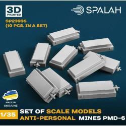 Spalah 23935 1/35 Set Of Scale Models Anti-personal Mines Pmd-6 10 Pcs