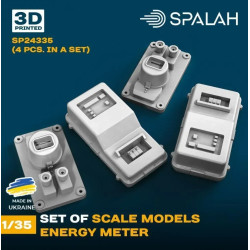 Spalah 24335 1/35 Set Of Scale Models Energy Meter 4 Pcs