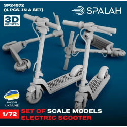 Spalah Sp24572 1/72 Set Of Scale Models Electric Scooter 4 Pcs