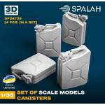 Spalah 24735 1/35 Set Of Scale Models Canisters 4 Pcs
