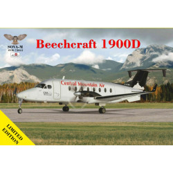 Sova Model 72041 - 1/72 - Beechcraft 1900D American turboprop aircraft