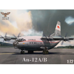 Sova Model 72072 1/72 An-12 A/B Plastic Model Kit