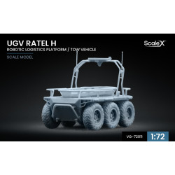 Scalex Vg-72011 1/72 Ugv Ratel H Robotic Logistics Platform/Tow Vehicle For Scale X