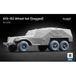 Scalex Wm-72010s 1/72 Btr-152 Sagged Wheel Set Icm