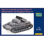 Um 567 1/72 Raketenwerfer Auf Fahrgestell Panzer Iv Plastic Model Kit