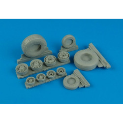 Wheelliant 132001 1/32 F-14d Super Tomcat Weighted Wheels For Trumpeter