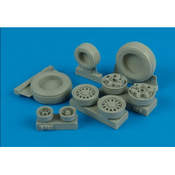 Wheelliant 132006 1/32 F-16i Sufa Weighted Wheels For Academy