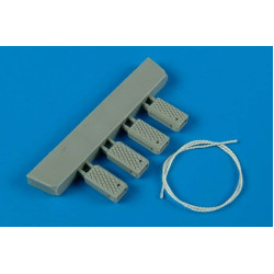Wheelliant 148006 1/48 Universal Navy Wheel Chock With Nylon Rope Late Prod