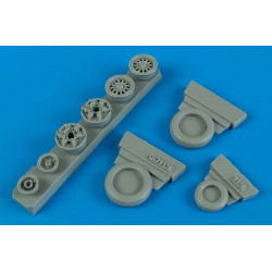 Wheelliant 148010 1/48 F-16c/Cj Block 40/50/60 Weighted Wheels For Hasegawa