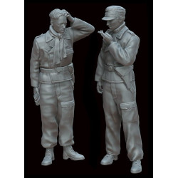 White Stork Miniatures F48007 1/48 Ww2 German Tankers 1944/45 Resin Unpainted