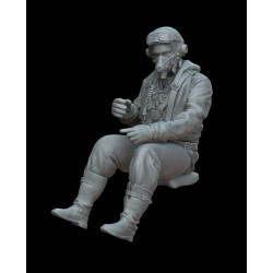 White Stork Miniatures F48022 1/48 Raf Hurricane Pilot Dedicated For Arma Hobby Resin Unpainted Kit