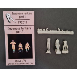 White Stork Miniatures F72013 1/72 Japanese Tankers Resin Unpainted Unassembled