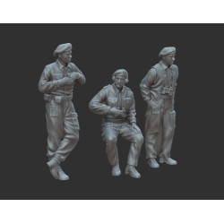 White Stork Miniatures F72014 1/72 British Tankers Resin Unpainted Unassembled