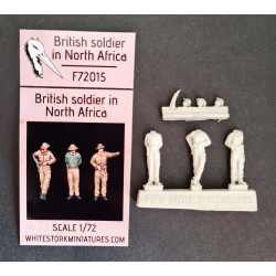 White Stork Miniatures F72015 1/72 British Soldiers In North Africa Resin Unpainted Unassembled