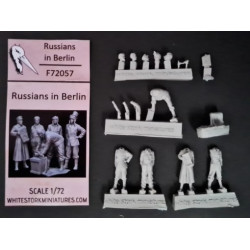 White Stork Miniatures F72057 1/72 Russians In Berlin Ww2 Resin Unassembled Unpainted Kit