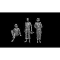 White Stork Miniatures F72072 1/72 Israeli Tank Crew Yom Kippur 1973 Resin Unassembled Unpainted