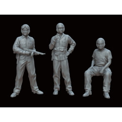 White Stork Miniatures F72074 1/72 Pacific War Usmc Tankers Resin Unassembled