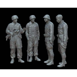 White Stork Miniatures F72100 1/72 Dordrecht 1940 German Fallschirmjager And Dutch Prisoners